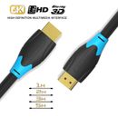 HDMI 2.0 Kabel 4K 60Hz HDR Vergoldete Anschlüsse für TV Monitoren Spielkonsolen