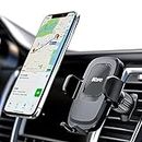 IKOPO Car Phone Holder Air Vent Mount, Universal Vent Phone Holder for Car with Sturdiest Shockproof Clip Suitable for iPhone, Samsung, LG and More