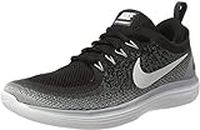 Nike Damen Free RN Distance 2 Laufschuhe, Schwarz (Black/White-cool Grey-Dark Grey), 36.5 EU