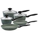 Prestige - Eco Friendly Cookware Set - Plant Based Non Stick - Recycled and Recyclable - PFOA Free - Induction - Set of 5