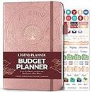 Legend Budget Planner – Deluxe Financial Planner Organizer & Budget Book. Money Planner Account Book & Expense Tracker Notebook Journal for Household Monthly Budgeting & Personal Finance – Rose Gold