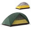 Naturehike Tent Star-River Double Layer Ultralight 2 Person Backpacking Tent, Lightweight Two Person Tent for Camping Hiking, Cycling (Forest Green)