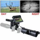 400M Infrared Night Vision Rifle Scope Wild Hunting Sight 16MM Camera 4.3 Inch