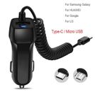FAST Rapid Car Charger Type C Micro USB Charging For Android Samsung Cell Phone