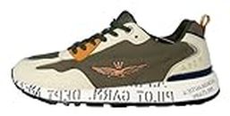 Aeronautica Militare Sneaker ecosuede/Nylon Verde Militare US24AR09 241SC276CT3332 45