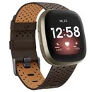 Atmungsaktive Leder Armband Armband Für Fitbit Versa 3 Gefühl 2 Band Leder Smart Uhr Band Für Fitbit