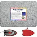 MOHOM 17" x 13.5" Wool Pressing Mat 100% New Zealand Felted Wool Ironing Mat Pad Blanket for Quilter, Sewing, Quilting Supplies and Notions