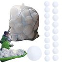 20PCS Snow Fake Balls Soft Artificial Snow Toy Balls for Kids Indoor Snow