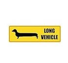 GAETOYEN Adesivo per Auto Cane 18Cm(7.08 inch) Funny Car Sticker Accessories Dog Long Vehicle Car Window Body Decorative PVC Decal C3179Sh