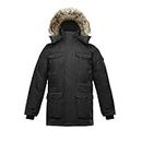 Triple F.A.T. Goose Eldridge Men's Parka Jacket - Down Jacket Men - Parka Jacket Men - Men Winter Coats (Black, M)