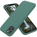 OTOFLY for iPhone 11 Pro Max Cases,11 Pro Max Phone Case, [Military Grade Drop Protection] [Anti-Scratch Microfiber Lining] Shockproof Protective Slim Thin Cover 6.5 inch,Pine Green