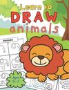 Hero Press Animals Learn To Draw Book For Kids Ages 5-7 (Paperback)