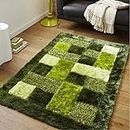 SPA Furnishing Carpets for Living Room, Bedroom and Centerpeice Carpets | Modern Floor Carpets and Rug Runner | Shaggy Carpets for Home (Multicolor 1, 2 x 3)