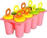 EAGEAN Plastic Ice Candy Maker Kulfi Maker Moulds Set, Ice Cream Maker Mould (Multicolour) - 2032