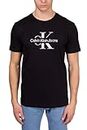 Clavin Klein Men's Regular Fit T-Shirt (J325190BEH_Black M)