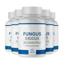 5-Pack Fungus Exodus Pills Supports Strong Healthy Natural Nails-300 Capsules