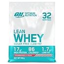Optimum Nutrition Lean Whey Protein Powder, fettarmes, zuckerfreies Diät-Proteinpulver mit Vitaminen und Mineralien für Muskelunterstützung und -reparatur, Erdbeer-Sahne-Geschmack, 32 Portionen, 740 g