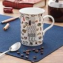 Sanjeev Kapoor Think Food Graphics Quotes Ceramic Coffee/Tea/Latte/Milk Mug (Multicolour)