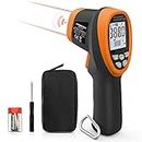 AIOMEST AI-1500 High Temperature Infrared Thermometer, Non-Contact Digital IR Pyrometer Handheld Temp Gun for HVAC Cooking Kilning Casting -58~2732℉ (NOT for Human Temp)