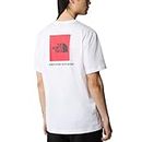 THE NORTH FACE Camiseta Redbox 87NP para Hombre de algodón Blanco, Color Blanco., L