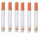 Fake Puff Cigarettes Costume Accessory - 3.25", 6 Count - Durable & Realistic - Ideal For Themed Parties & Theatrical Performances