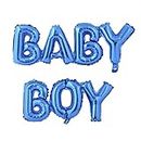 Miss Bakery's House® Ballon métallique - Baby Boy - bleu - déco fête bébé