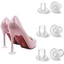 BAERFIT 3 Pairs of High-Heel Protectors Designed to Stop Shoes from Slipping While Walking on Uneven Ground 3 Sizes Grass High Heel Protectors for Women Heel Caps Heel Stoppers - Transparent (Size S M L)