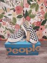 People Footwear THE SLATER REALLY Checker/Picket White Young Shoe Size J1  