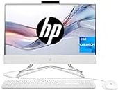 HP All-in-One 22-dd2001ss All-in-One - PC da 21,5" Full HD (Intel Celeron J4025, 8 GB RAM, 256 GB SSD, Intel UHD 600, senza sito operativo) Bianco - Tastiera QWERTY spagnola
