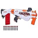 Nerf Ultra Focus Motorized Blaster, 10-Dart Clip, 10 Nerf AccuStrike Ultra Darts, Stock, Compatible Only with Nerf Ultra Darts