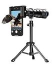 Evil eye 36X Telephoto Lens, High Power HD Telephoto Phone Lens with Tripod and Phone Clip for Android & iPhone, Samsung and Most Smartphone