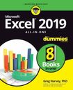 Excel 2019 All-in-One For Dummies - Paperback By Harvey, Greg - GOOD