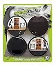 Slipstick GorillaSliders Premium 89mm Furniture Sliders for All Floor Surfaces (16 Piece Moving Kit) Reusable 3.5” Round Furniture Movers for Sliding Furniture on Hardwood & Carpet, Black