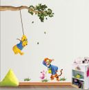 Winnie & Tigger Kinderzimmer Dekor Wandkunst Wandbild Aufkleber 