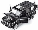Bestie ToysDie-Cast Mercedes-Benz AMG G55 Car with 4 Openable Doors Music, Pull Back Tail Lights and Musical Sound auto Model Best for Kids (Multi Color) (Black, Pack of: 1)