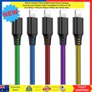 iPhone-Charger 5 Pack 2m 6ft Cable Phone Charging Syncing Cord Charger Cable-Au