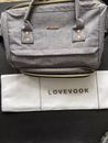 LOVEVOOK Laptop Gray Backpack for Women Work Travel Backpack 