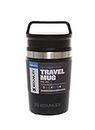 Stanley Adventure Shortstack Travel Mug 0.23L Matte Black - Étanche -Mousqueton à clipser sur le sac - Sans BPA - Compatible avec Cafetière à une Tasse - Va au Lave-Vaisselle