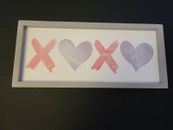 XO Heart Picture 8"x18" Home Accents S16