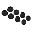 Replacement Silicone Eartips Earbuds Eargels for Beats by dr dre Powerbeats 3 Wireless Stereo Earphones (Black)