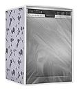 Classic Dishwasher Cover Suitable for Samsung of 12, 13, 14, 15 Place Setting (63X63X81CMS, Half White & Grey)