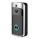 Bell Door Home Sonnette de porte vidéo sans fil pour sonnette de porte Wifi EOq844 (noir, taille unique)