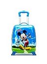 Divs Edenic Girl's Polycarbonate Cartoon Print Micky Green 16 INCHES/Luggage/Travel Suitcase for Kids; Trolley Bag