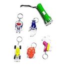 Gulli Bulli 3D LED Toy and Torch keychain - MULTI-COLOR (PACK OF 12) (2 of each)