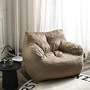 N&V Bean Bag Chair Giant High-Density Foam Filling Sofa for Teens, Adults to Gaming, Reading, and Watching TV