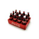 Juego de accesorios de Coca-Cola embotellados para casa de muñecas con agua de soda en miniatura
