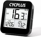 CYCPLUS GPS Bike Computer, Wireless Cycling Computer with Automatic Backlight, Bicycle Speedometer Odometer with Waterproof and Lager Battery, Provide Professional Data Analysis