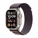 Apple Watch Ultra 2 [GPS + Cellular] Smartwatch con Caja de Titanio Resistente de 49 mm y Correa Loop Alpine índigo - Talla M. Monitor de entreno, GPS de Alta precisión, Neutro en Carbono