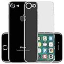 Amazon Brand - Solimo Anti Dust Plug Mobile Cover (Soft & Flexible Back case), for Apple iPhone 7 / iPhone 8 (Transparent)