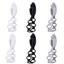 6 Pcs Cord Bundlers Cord Organizer for Appliances, 3M Cord Bundlers with Strips, Self Adhesive Kitchen Appliance Cord Wrapper Sticky Silicone Cord Holder Cable Organizer for Cable Buddy